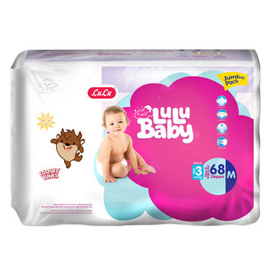 LuLu Baby Diaper Size 3 4-9 kg Medium 68 pcs