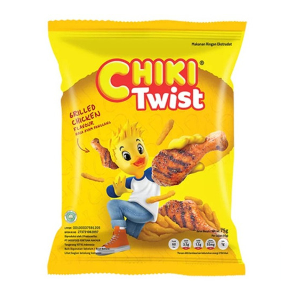 Beli Chiki Twist Grilled Chicken 75g Online At Best Price Online Lulu Hypermarket Corn Based Bags 0966