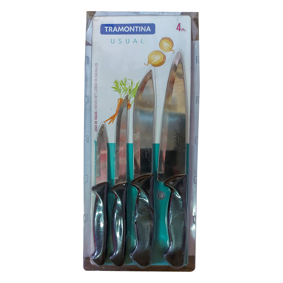 Tramontina Knife 4Pcs Usual 23099042