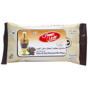 Home Mate Dehn Al Oud Perfumed Wet Wipes 10pcs