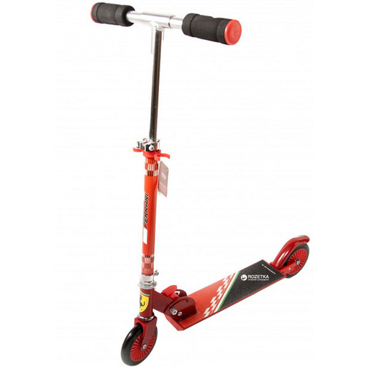 Buy Ferrari Kids 2Wheel Scooter Red FR0053 Online - Lulu Hypermarket KSA