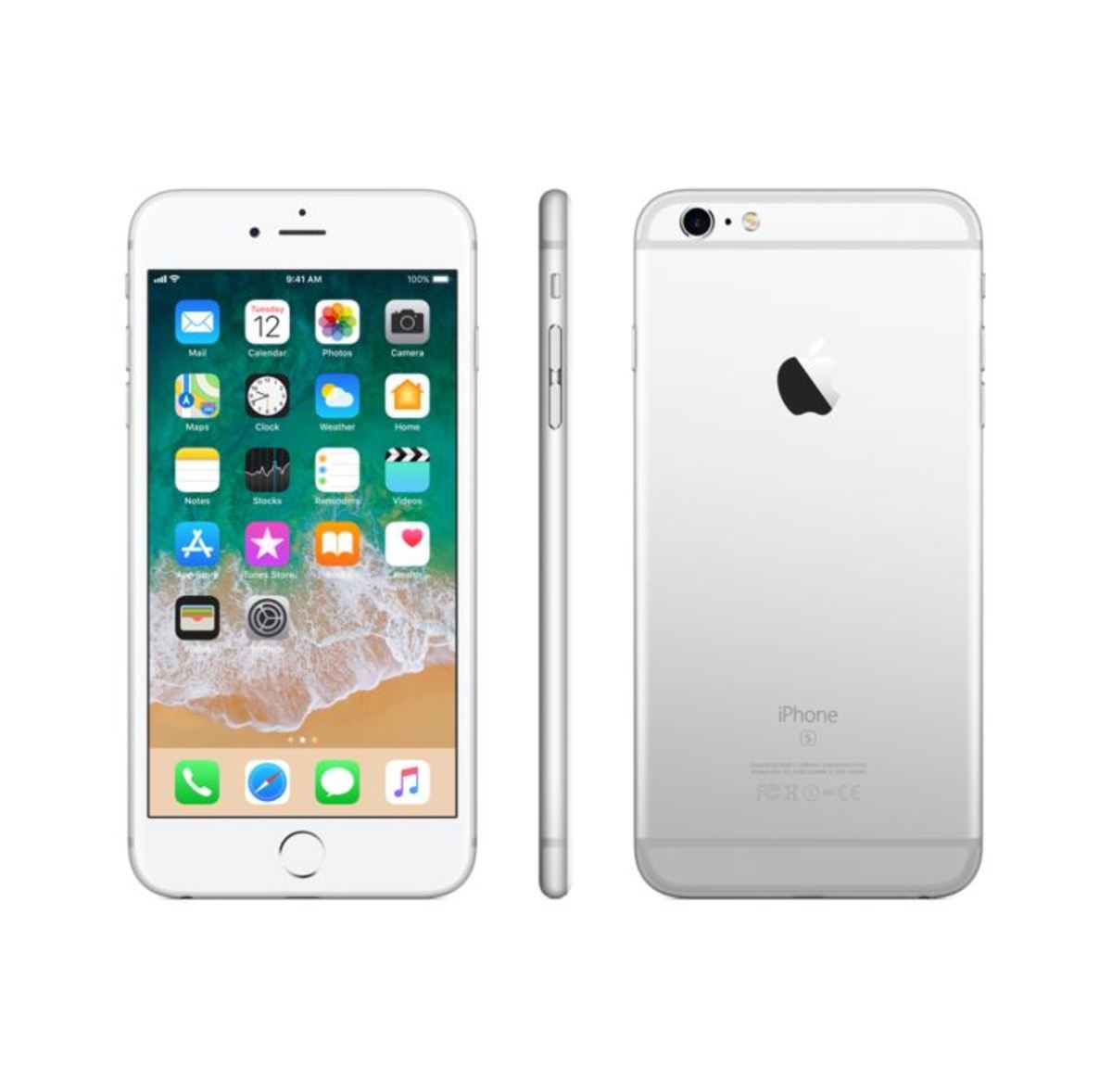 Van Onverenigbaar Kelder Apple iPhone 6S Plus 32GB Silver Online at Best Price | Smart Phones | Lulu  Qatar