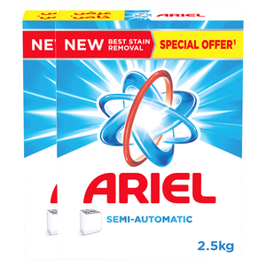 Ariel Semi-Automatic Washing Powder Blue Original 2 x 2.5 kg