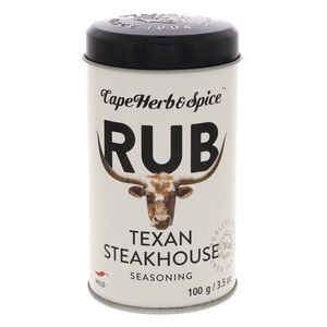 Cape Herb & Spice Rub Texan Steakhouse Seasoning 100 g