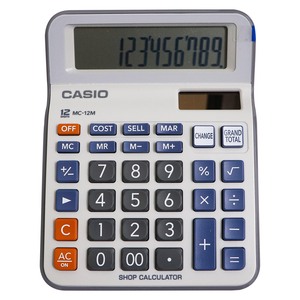 Casio Desk Top Calculator MC12MWDP