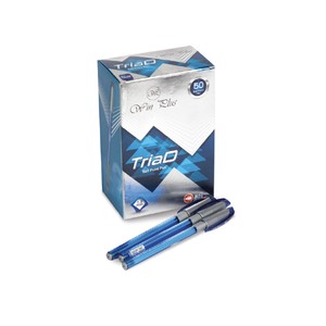 Win Plus Pen Black TriaD 1.0mm 50's