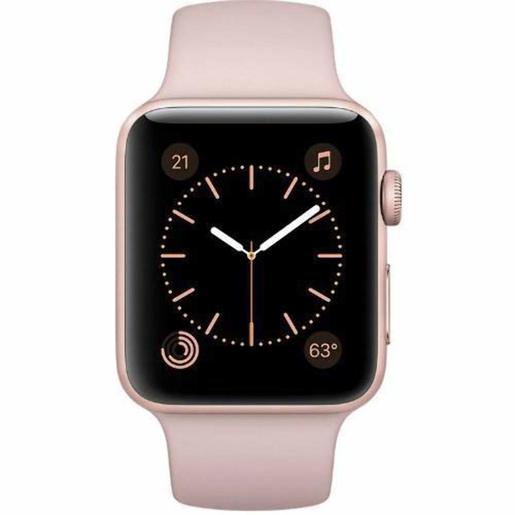 Buy Apple Watch Series 2 Mq142 42mm Rose Gold Aluminum Case With Pink Sand Sport Band Online Lulu Hypermarket Qatar