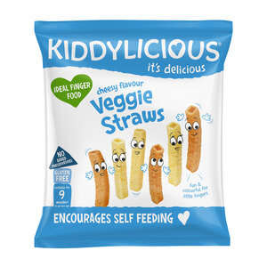 Kiddylicious Cheesy Veggie Straws From 9 Months 12 g