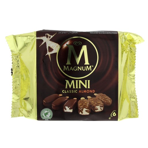 Buy Magnum Mini Classic Almond Ice-cream 6pcs Online - Lulu Hypermarket ...
