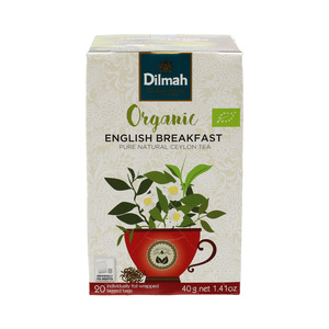 Dilmah Organic English Breakfast Tea 20 x 40 g