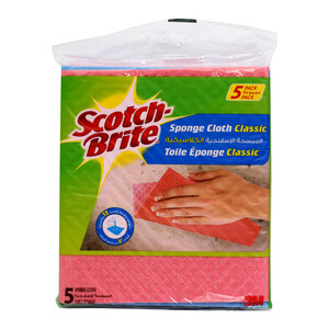 Scotch Brite Sponge Cloth Classic 5 pcs