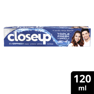 Closeup Triple Fresh Formula Cool Breeze Gel Toothpaste 120 ml