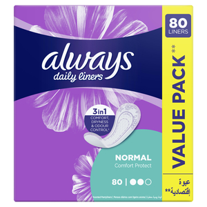 Always Daily Liners Comfort Protect Normal 80pcs