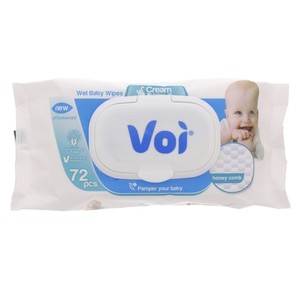 Voi Baby Wet Wipes Cream Lotion 1 pkt 72 pcs