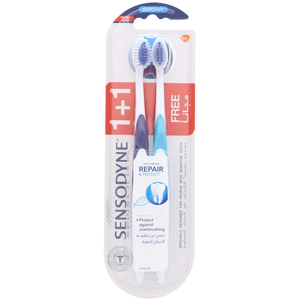 Sensodyne Advanced Repair & Protect Soft Toothbrush Assorted Color 2 pcs