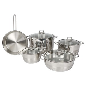 Vivaldi Asya Stainless Steel Cookware Set 9Pcs