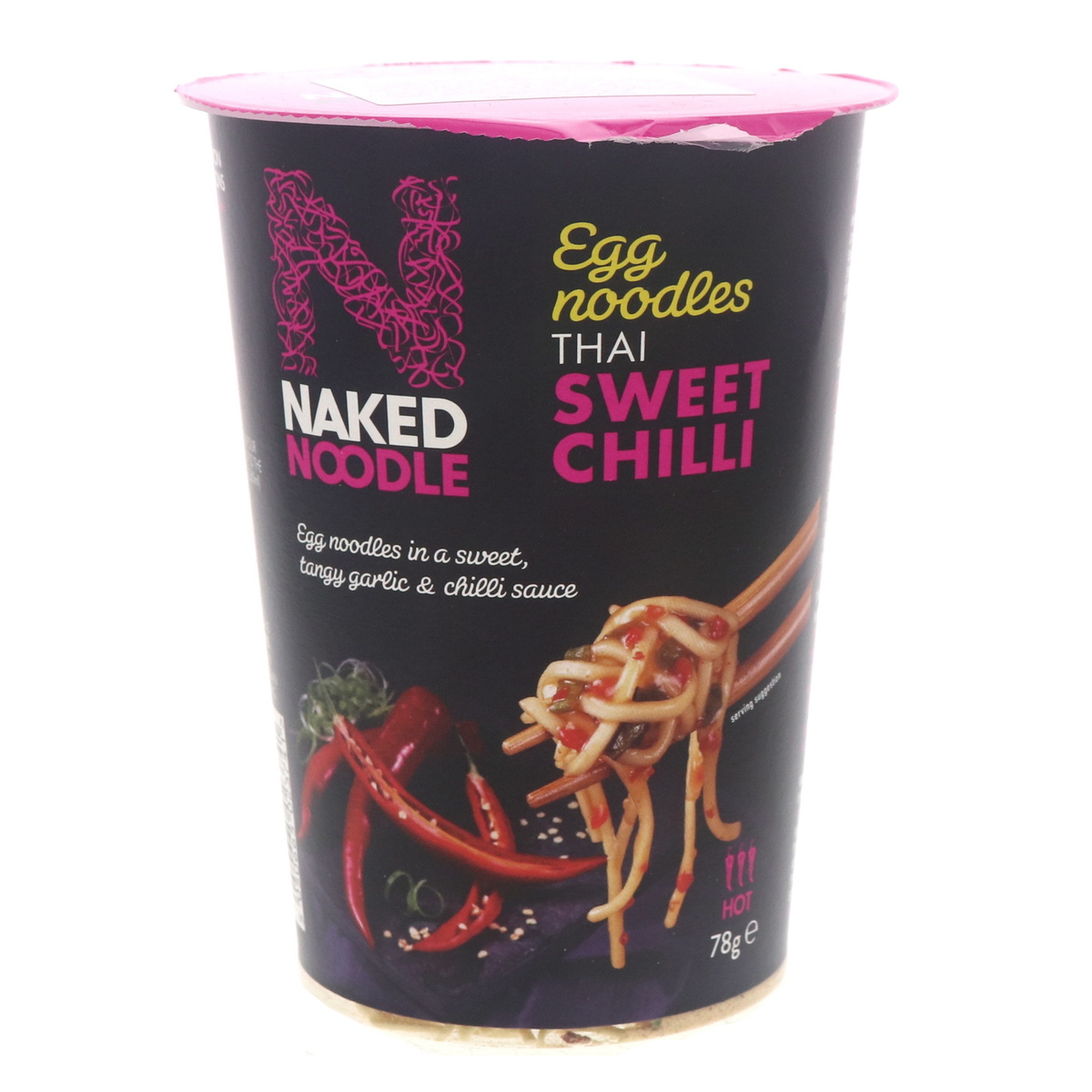 Naked Noodle Thai Sweet Chilli Egg Noodles 78g | Cup Noodle | Lulu Qatar