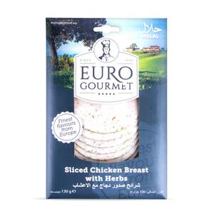 Euro Gourmet Sliced Chicken Breast With Herbs 130 g
