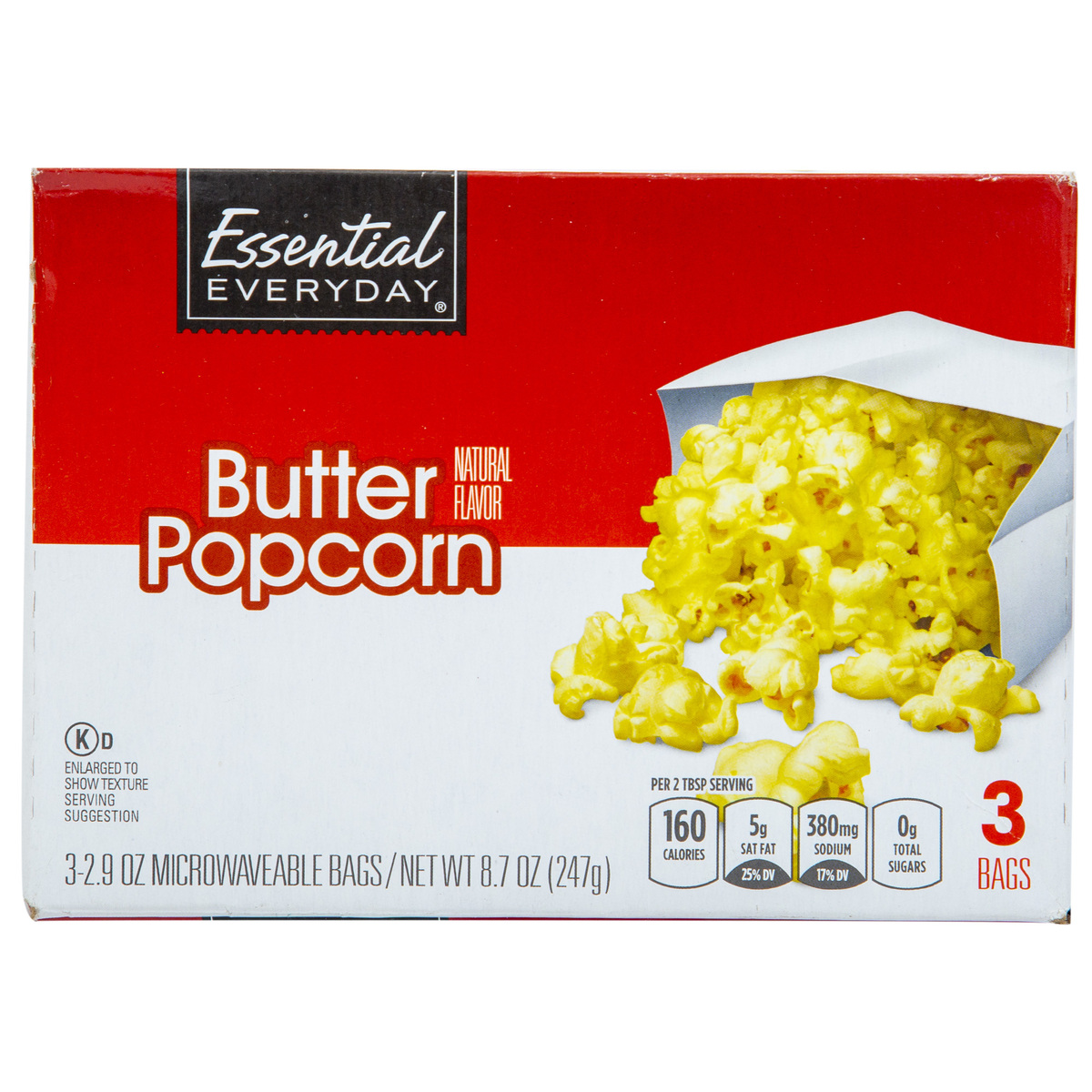 Essential Everyday Popcorn Butter Natural 247g Online at Best Price