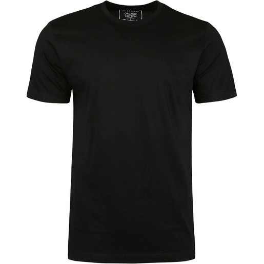 Buy De Backers Men's Round-Neck Organic Cotton T-Shirt Black Medium ...