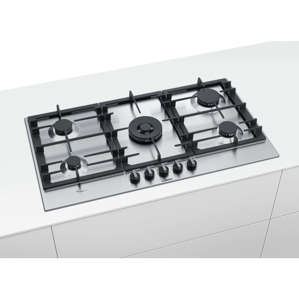 Bosch BuiltIn Gas Hob PCR9A5B90M 90cm StainlessSteel Gas Hob 5Burner