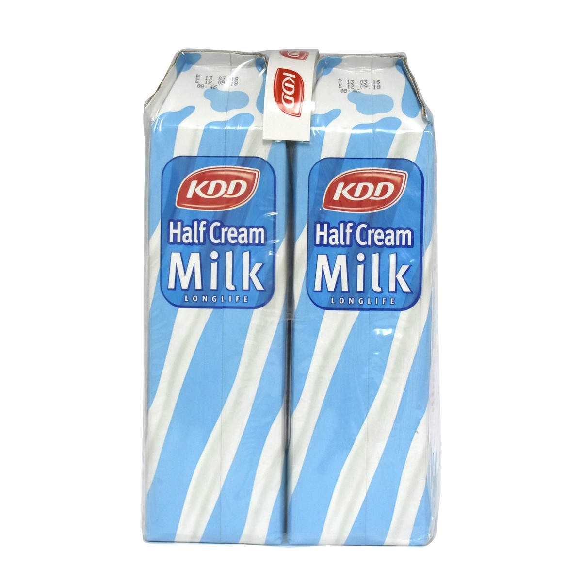 Kdd Half Cream Long Life Milk 1 Litre X 4 S Uht Milk Lulu Kuwait