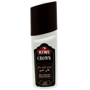 Kiwi Crown Self Shining Shoe Polish Brown 75 ml