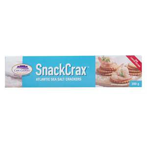 Cape Cookies Snack Crax Atlantic Sea Salt Crackers 200 g