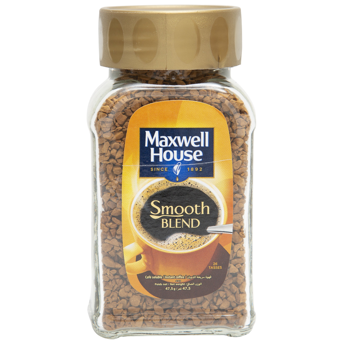 Buy Maxwell House Smooth Blend Instant Coffee 47 5g Online Lulu Hypermarket Uae