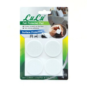 LuLu  Felt Protected Pad 38mm AF12 4's White Color