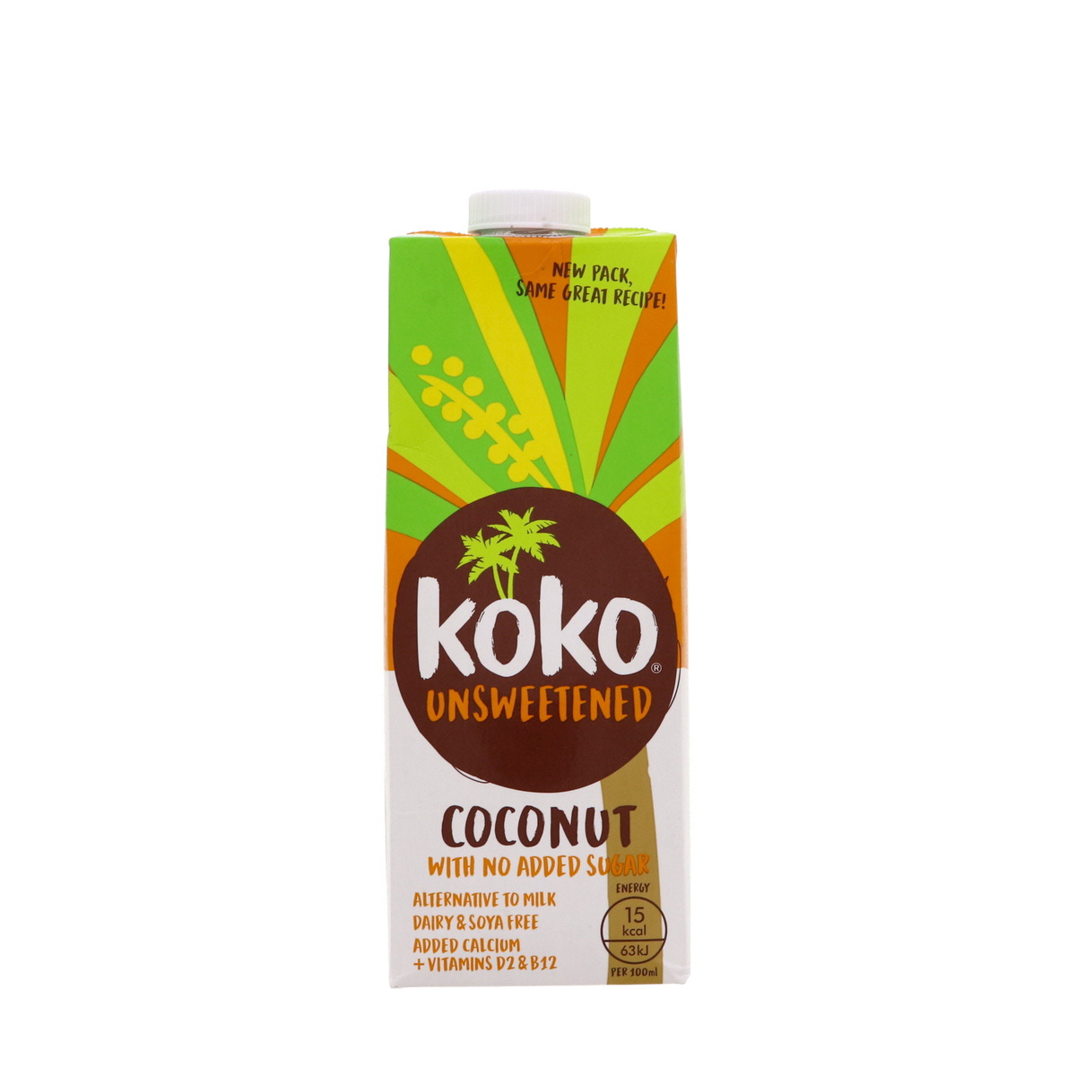 Koko Unsweetened Milk 1Litre Online at Price | Gluten Free | Qatar