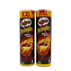 Pringles XXL Sour Hot & Spicy Potato Chips Value Pack 2 x 200 g