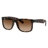 Ray-Ban Men Sunglass 0RB4165 Justin Square Rubber Light Havana