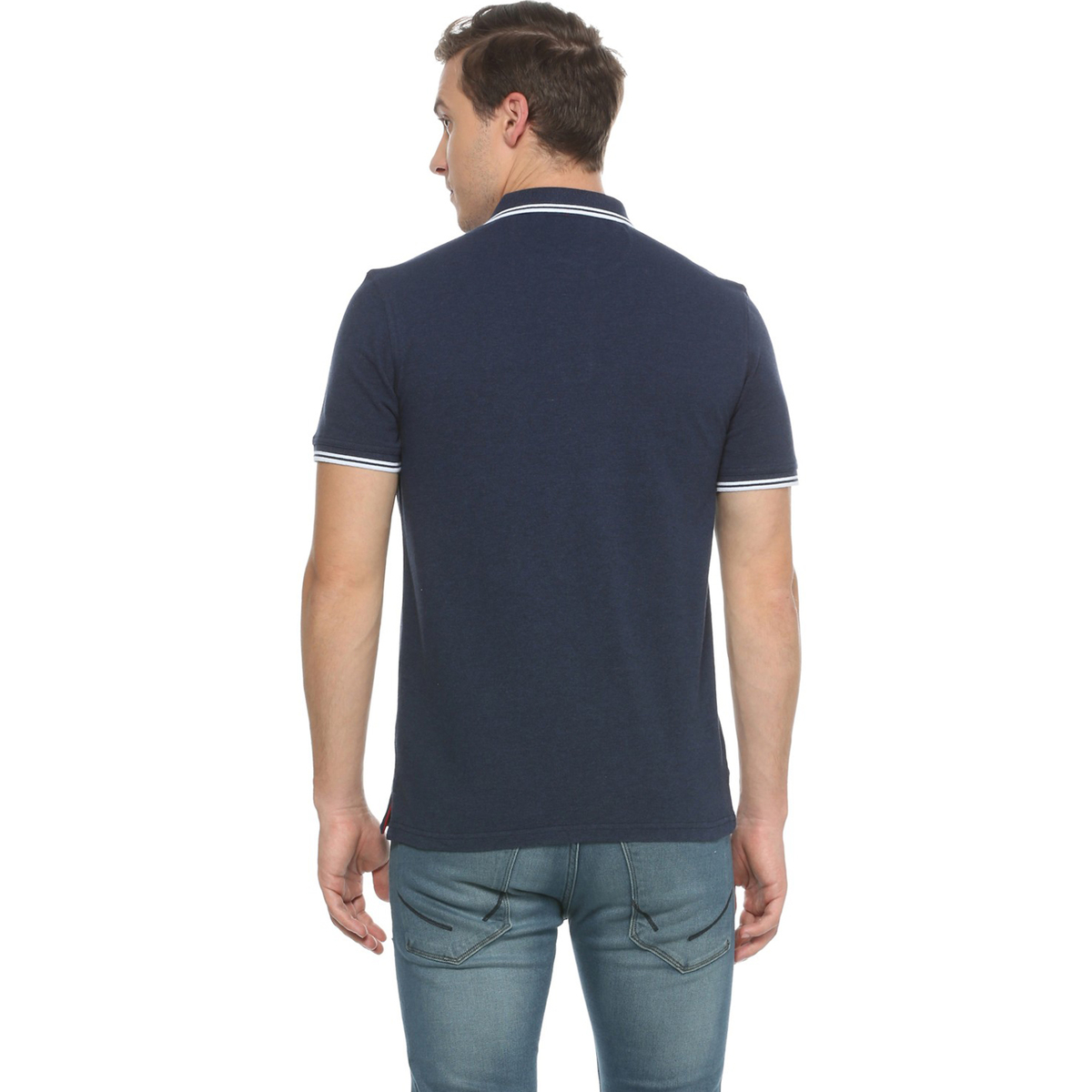 Allen Solly Men's Polo AMKP1G002430 Navy XX-Large Online at Best Price ...