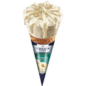 London Dairy Coconutello Ice Cream Cone 120 ml