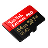 Extreme Pro microSDXC 64GB + SD Adapter + Rescue Pro Deluxe 170MB/s A2 C10 V30 UHS-I U3