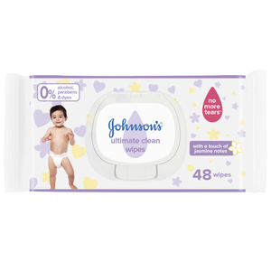 Johnson's Ultimate Clean Baby Wipes 48 pcs