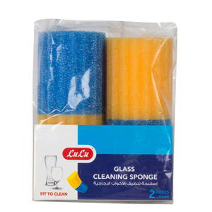 LuLu Glass Cleaning Sponge 2 pcs