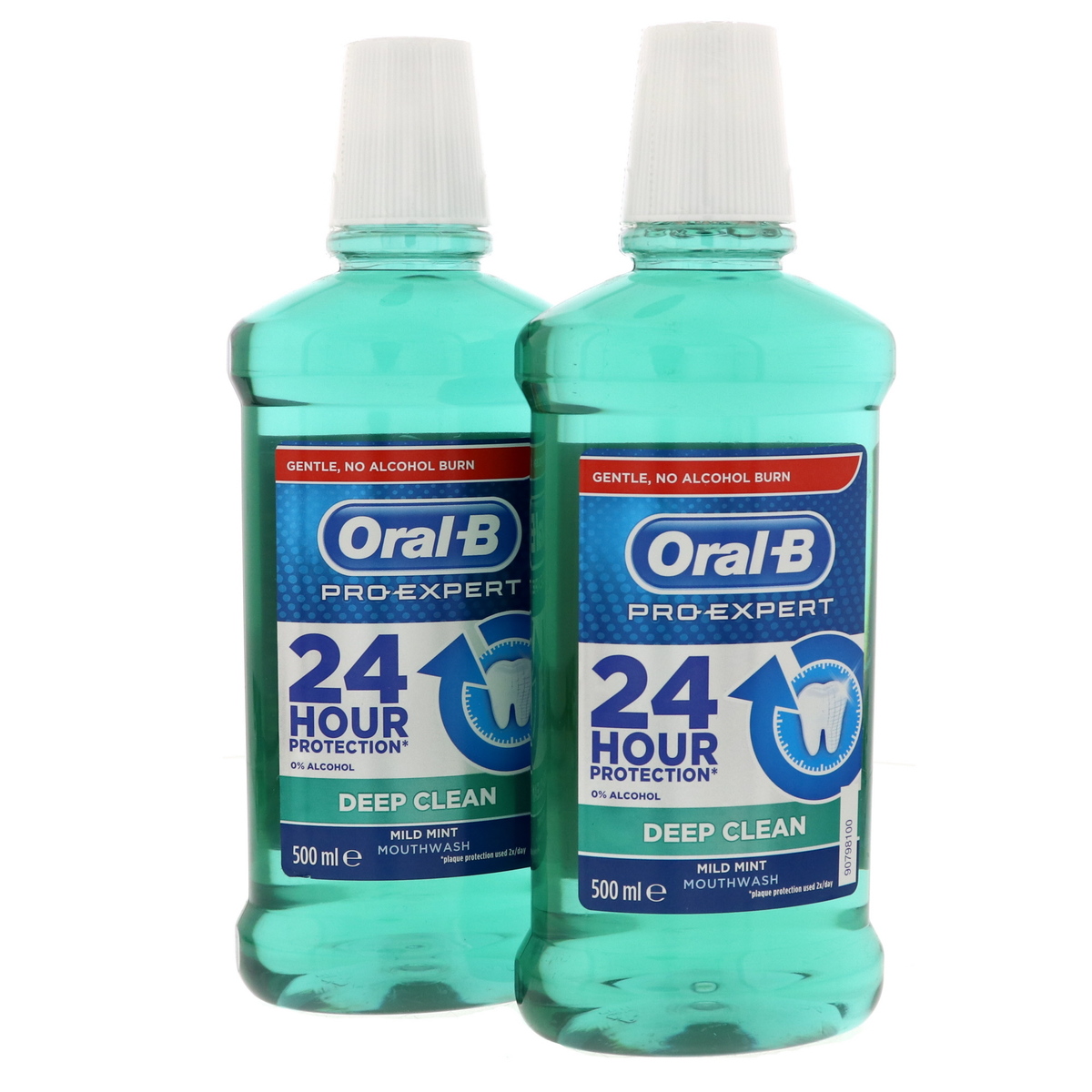 Buy Oral B Pro Expert Deep Clean Mild Mint Mouth Wash 2 X 500ml Online Lulu Hypermarket Uae