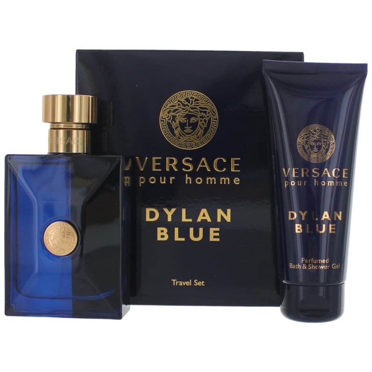Versace Dylan Blue EDT For Men 100ml + Shower Gel 100ml Online at Best ...