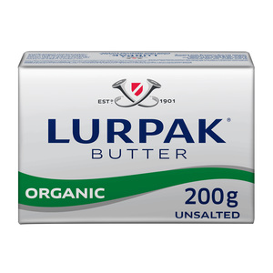 Lurpak Organic Butter Block Unsalted 200 g