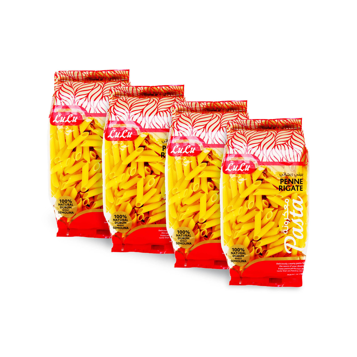 LuLu Pasta Penne Rigate 4 x 400 g