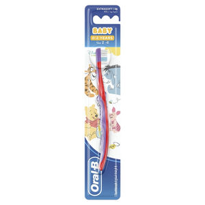 Oral B Baby Manual Toothbrush Winnie The Pooh 0-2 Years Assorted Color 1 pc