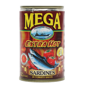 Mega Sardines In Tomato Sauce Extra Hot 155 g