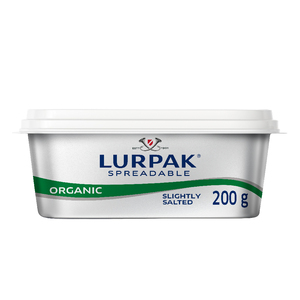 Lurpak Organic Butter Spreadable Slightly Salted 200 g