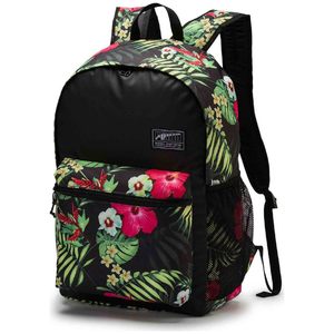 PUMA Academy Backpack Black Floral 07573323