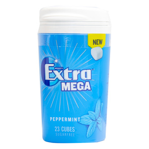 Wrigley's Extra Mega Peppermint Cubes Gum 23 pcs