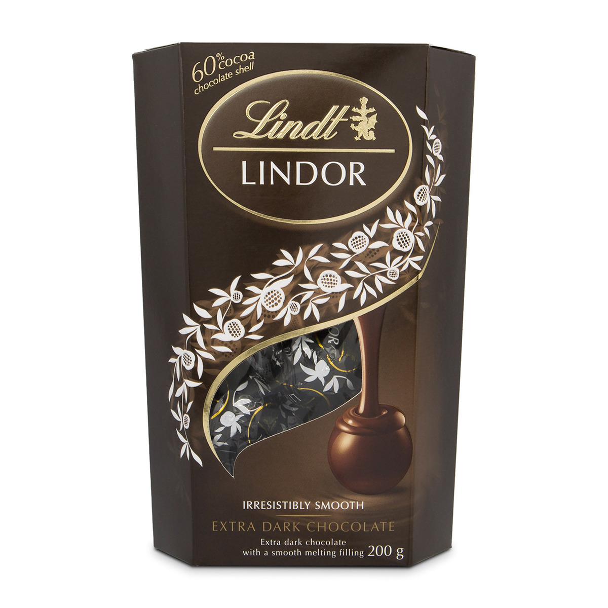 Lindt Lindor 60 Cocoa Extra Dark Chocolate 200g Boxed Chocolate Lulu Uae 7740