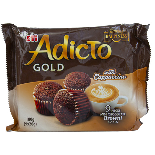 Buy Eti Adicto Gold Cake with Cappuccino 180g Online Lulu Hypermarket UAE