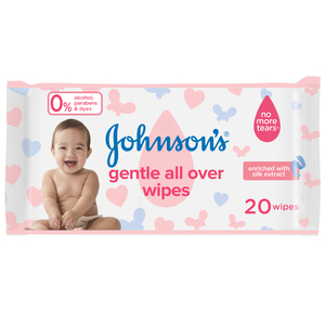 Johnson's Baby Wipes Gentle All Over 20pcs